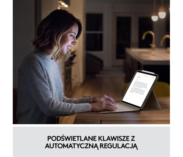 Logitech Combo Touch iPad Pro 12.9" (5. gen) piaskowy - 678736 - zdjęcie 14